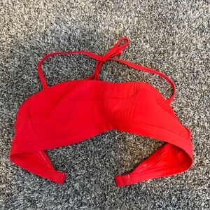 Athleta Bathing Suit Top Red Medium